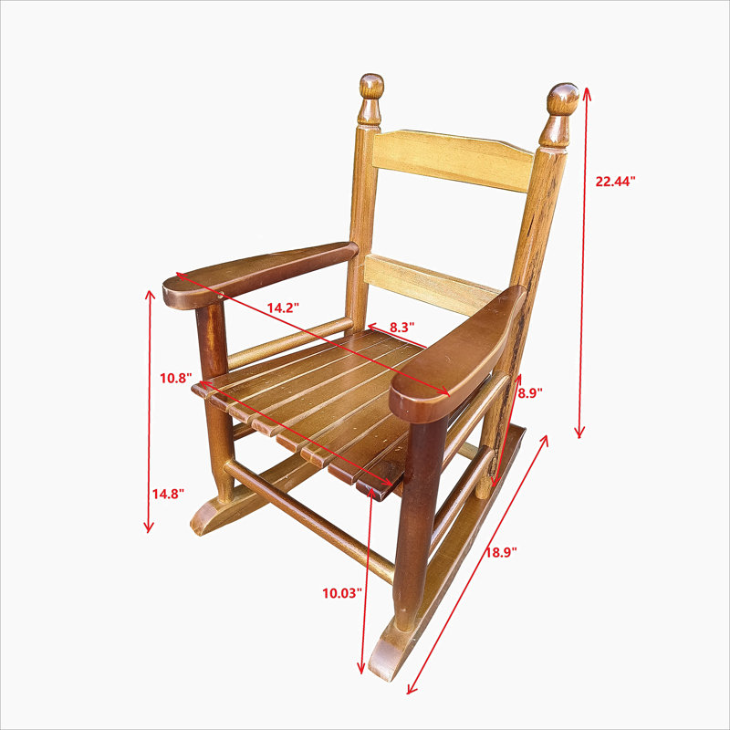 Chaise berçante intérieure ou extérieure, Naturel