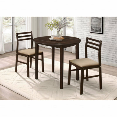 3-Piece Dining Set With Drop Leaf