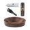 Premier Copper Products BSP5_VO17SKDB-P Bathroom Sink And Drain Package