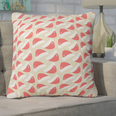 Allyson Johnson Santa Hats Throw Pillow