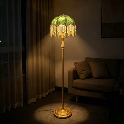 62.2'' Powder Coated Traditional Floor Lamp