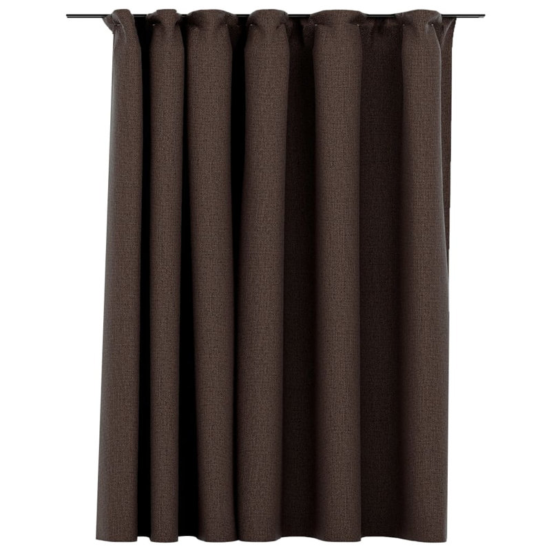 Chaaya Blackout Curtain Single Panel, Taupe