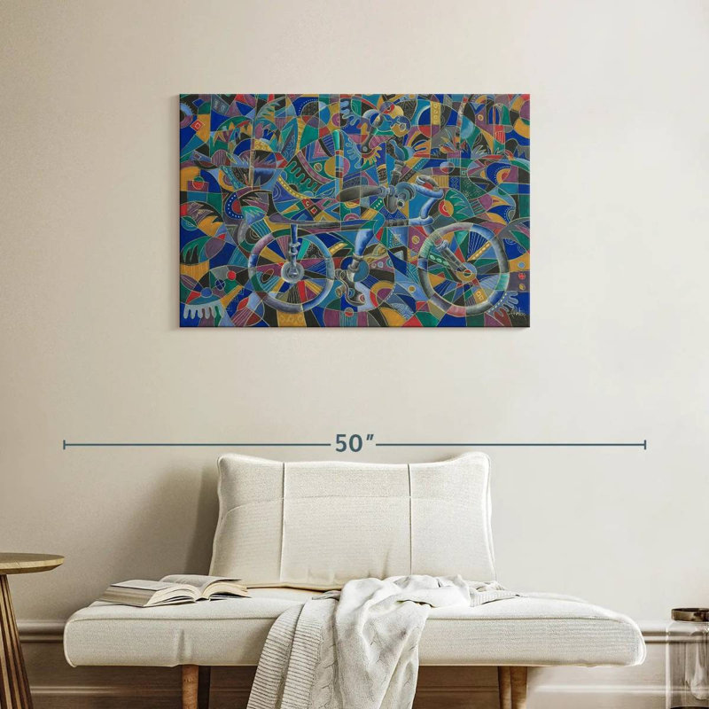 Mehar The Last Cyclist, 24" H x 36" W