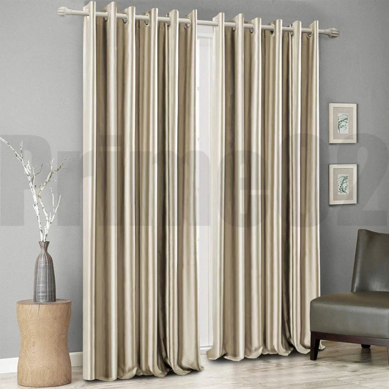 Blackout Curtain Panel Pair, 117cm Width x 137cm Drop