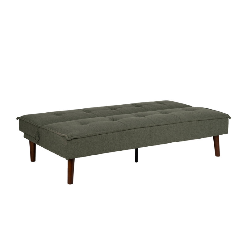 Mykonos 3 Seater Chenille Sofa Bed, Green