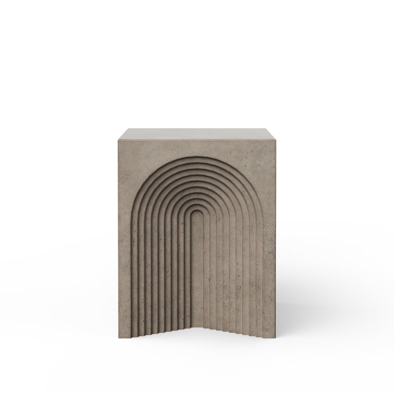 Tabouret Teaira, Gris foncé