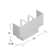 Cebron Steel Flush Mounted Sconce