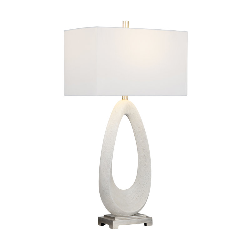 Lampe de table 33,25 "en résine avec abat-jour