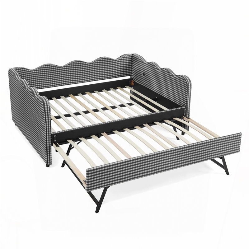 Lit de jour double, Lit gigogne simple, Noir