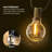 25ft 25-Bulb Outdoor Plug-in Globe String Lights Shatterproof Connectable 2200k Warm Glow