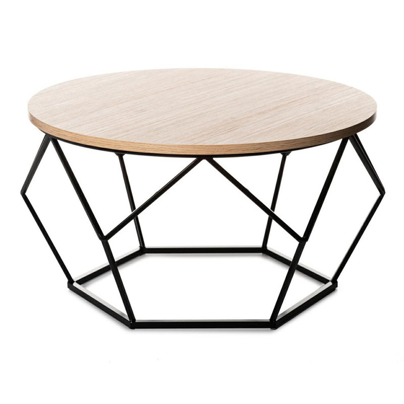 Alekos Abstract Coffee Table, Beige