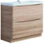 Stanhope 900mm Single Bathroom Vanity with Semi-Recessed Resin Basin-17437668