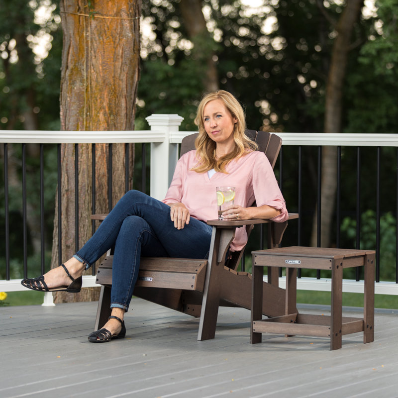 Adirondack Outdoor Adirondack Chair With Table