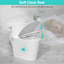Toilette une pièce moderne en céramique blanche 1,28 GPF avec cuvette allongée Siphonic