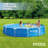 Plastic Round Metal-frame Above-ground Pool 30'' H x 144'' W x 144'' L