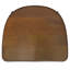 Teagan Solid Wood Modern Rustic Bar Stool with Sculpted Seat, Fully Assembled