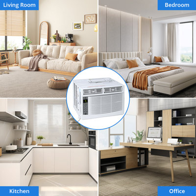 Fixed Frequency Window Air Conditioner, 6000 BTU, WiFi & Non-WiFi Options