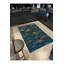 Tapis tissé traditionnel bleu marine Mosso-829828338