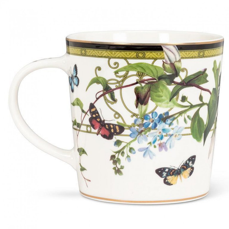 Tasse de jardin papillon
