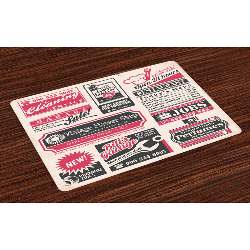 Jayden News Magazine Placemat