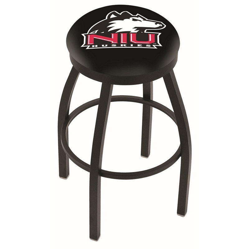 Tabouret de bar pivotant de 30 po NCAA, Ride noire, Université du nord de l'Illinois