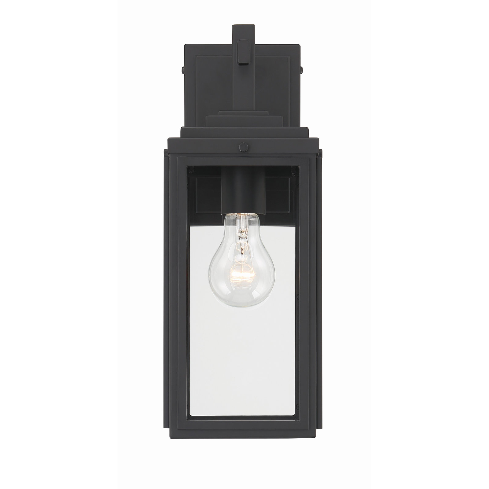 Kalio Outdoor Wall Lantern, 14" H x 5.25" W x 6.75" D