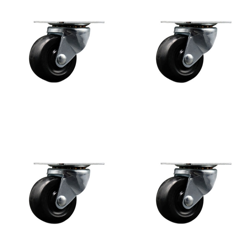 Rubber Swivel Top Plate Caster