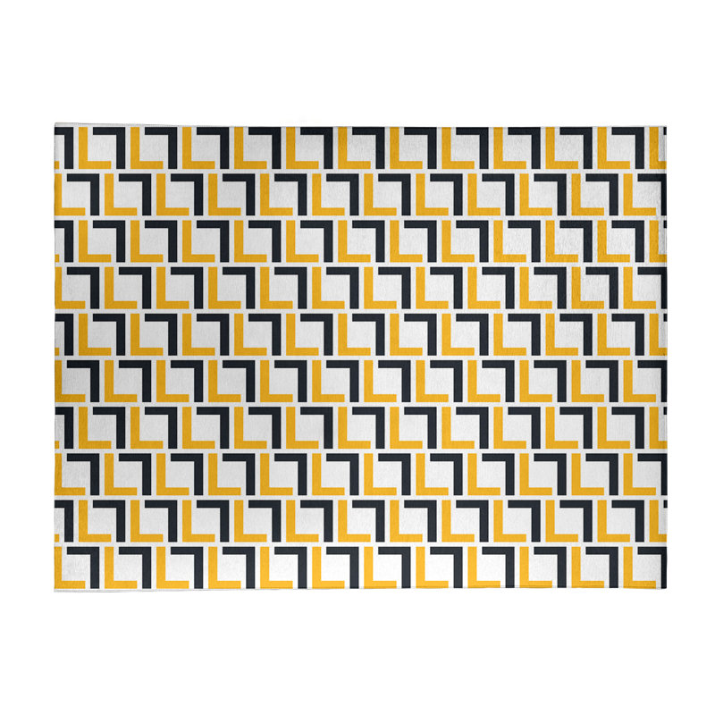 Geometric Indoor Rug, Rectangle 8' x 10'