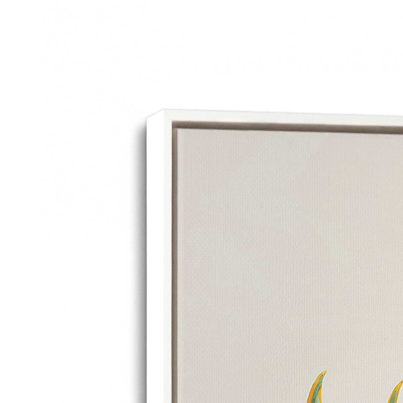 Impression sur toile Disco Strawberry dans un cadre, H 18,75 po x l 12,75 po, Blanc opaque