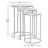 Adelaide Aluminum Top Nesting Tables End Table