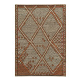 Moroccan Hand Knotted Wool Area Rug
