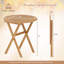  Table d'appoint d'extérieur avec plateau à lattes et table basse en X-714927526
