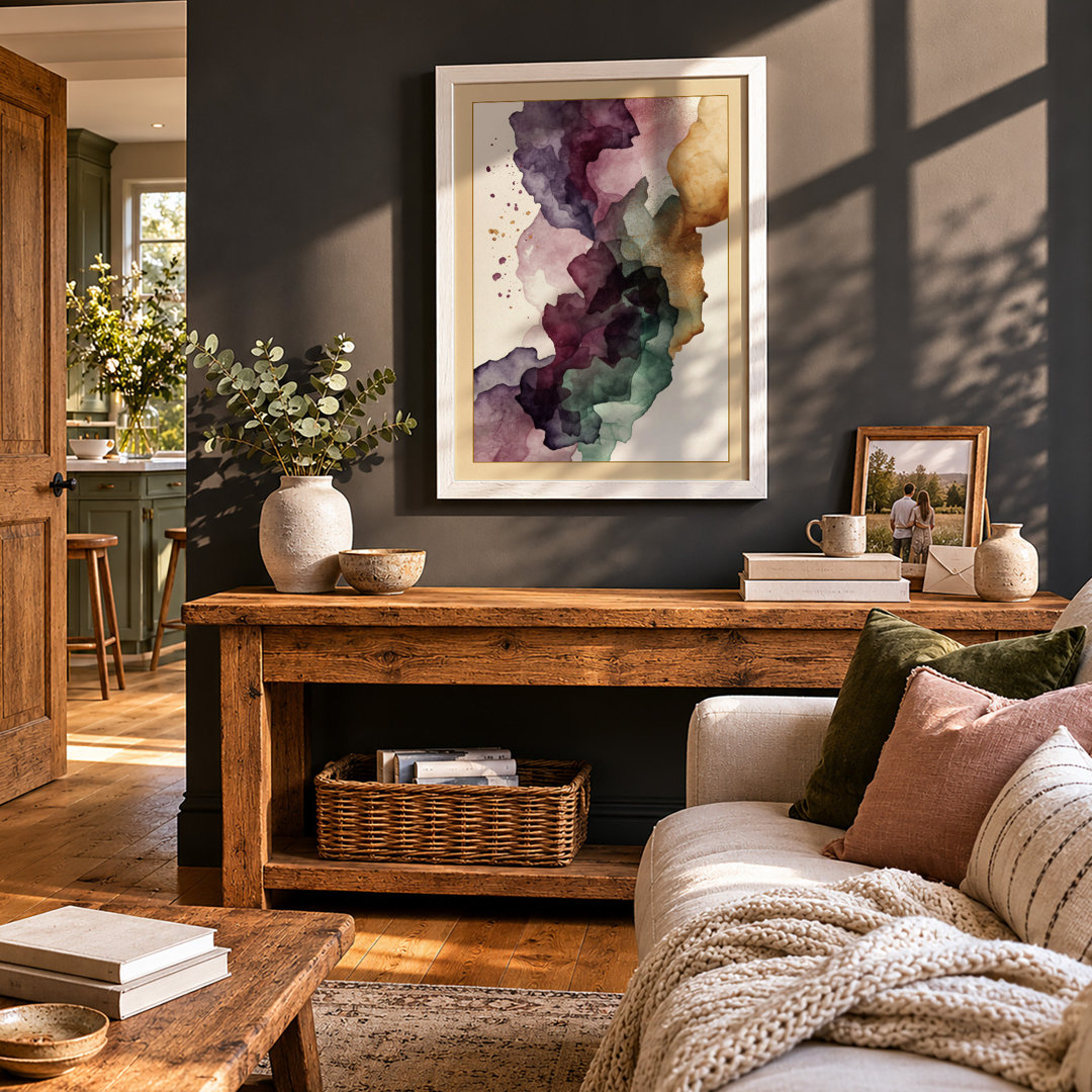 Fragmented Thought Abstract Framed Art Print