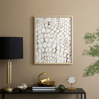 Vintage Pattern I Framed Print - Solid Wood