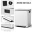 Metal,Plastic Step On Rubbish Bin,Waste Bin - 50L