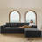 30*30" Corner Module For Modular Sectional Sofa,Chenille,2 Colors