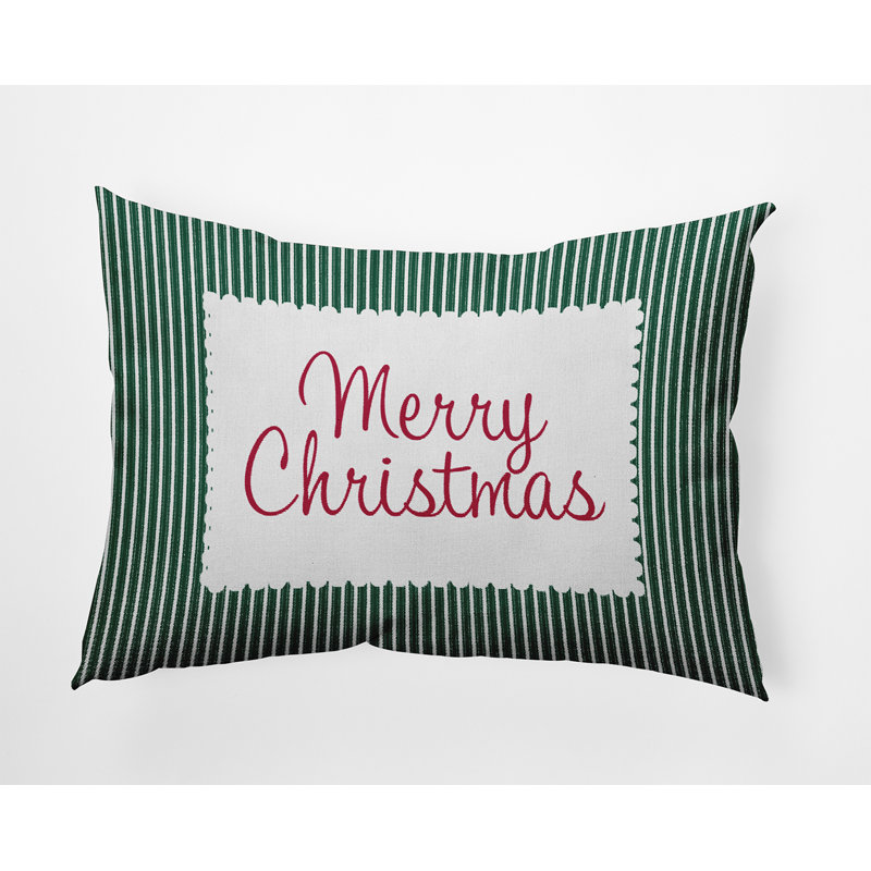 Reversible Throw Pillow, 14" x 20", Rectangular