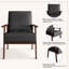 Chaise d'appoint en lin gris clair-590589699