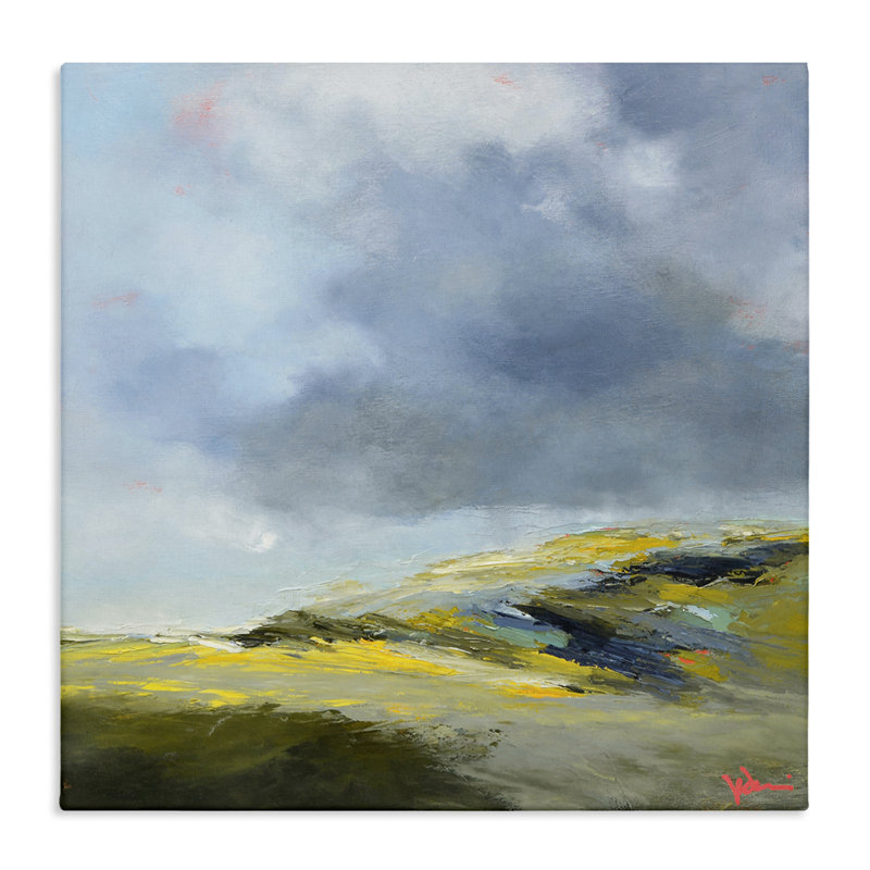 "Murky Clouds Landscape", art mural par Patrick Dennis, H 17 po x l 17 po