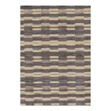 Modern Bamboo Silk Hand-made Indo Rug 6'x 9'