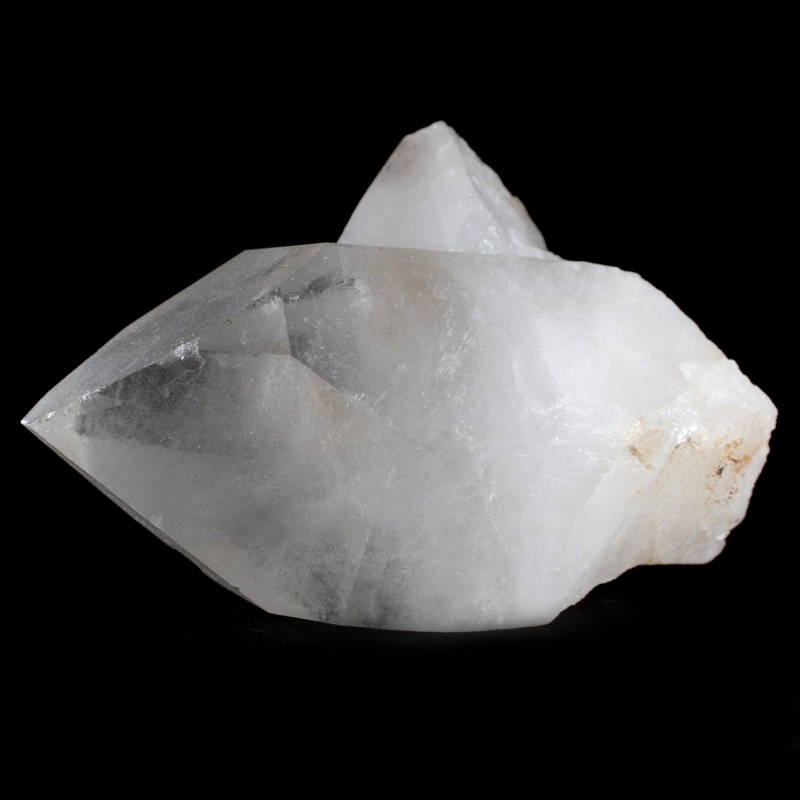 Cristal de point de quartz translucide non poli Bindschatel