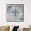 Boussole en bleu - Peinture sur toile-57096787-57096791