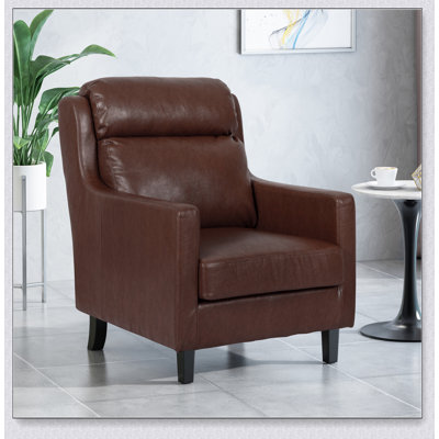 CHAISE CLUB Simple et moderne, base solide, rembourrée et épaisse