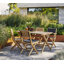 Flip Teak Folding Chair