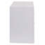 Table de chevet blanche avec 2 tiroirs-549972592
