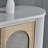Solid wood retro simple decoration locker