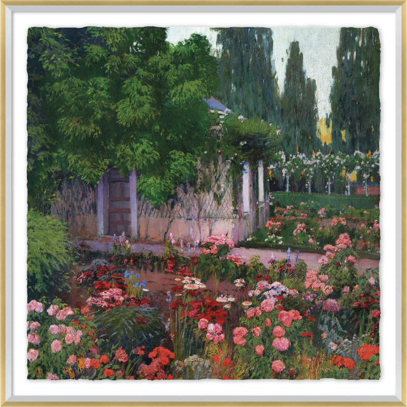 Giardino Fiorito Park Garden Giclee Print