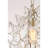 Himkea Brushed Silver-ish Champagne Single Light 14" Mini Chandelier