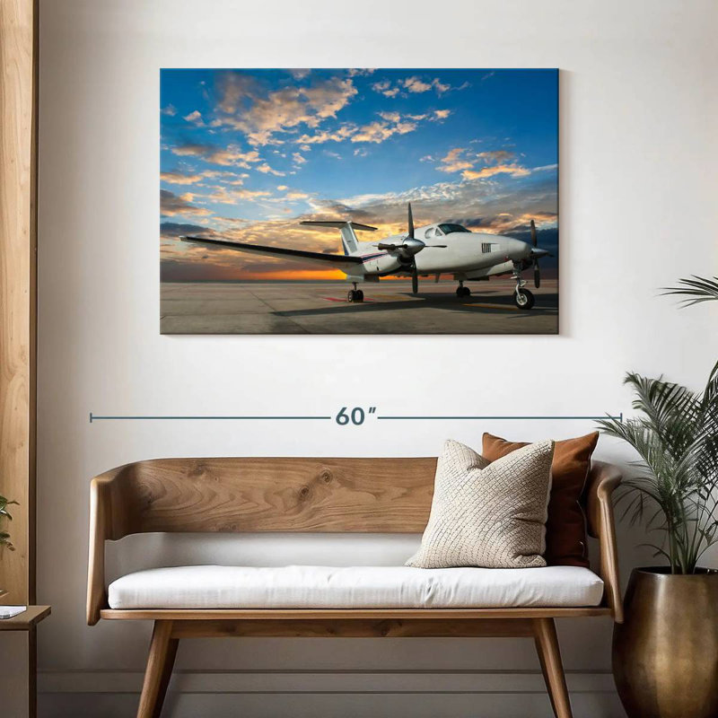 Mehar Light Aircraft, 30" H x 45" W