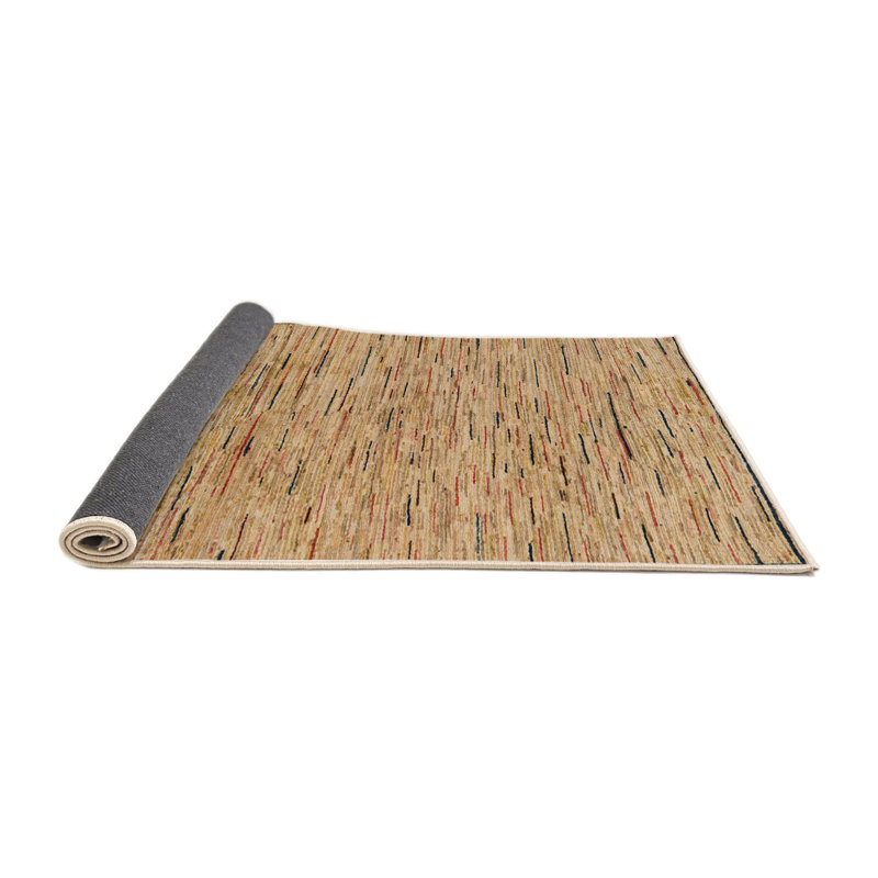 Tapis décoratif multicolore à motif abstrait, Rond 6 pi